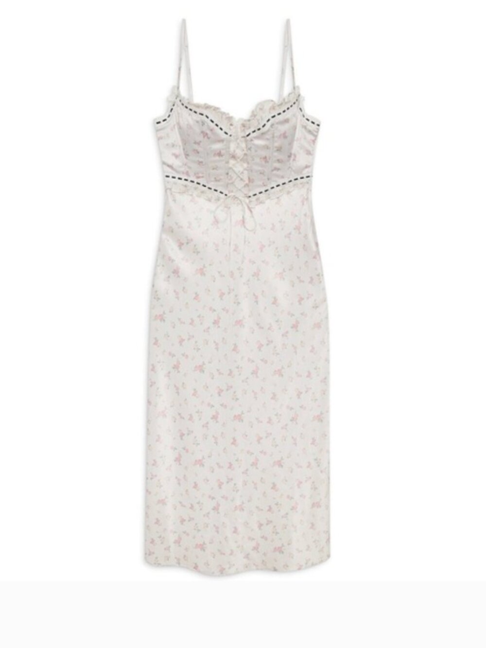 NWT For Love and Lemons Victoria's Secret Sabrina Midi Slip Dress - L